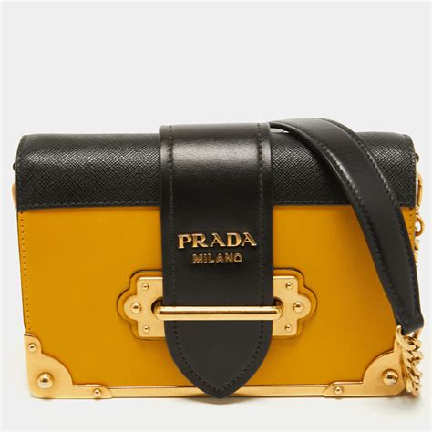 yellow prada bags|prada cahier mini bag.